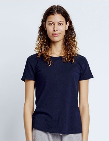 N-O80012-Ladies Roll Up Sleeve T-Shirt
